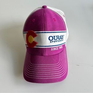 Ouray Sportswear Since 1965 hat cap pink vintage style Colorado one size